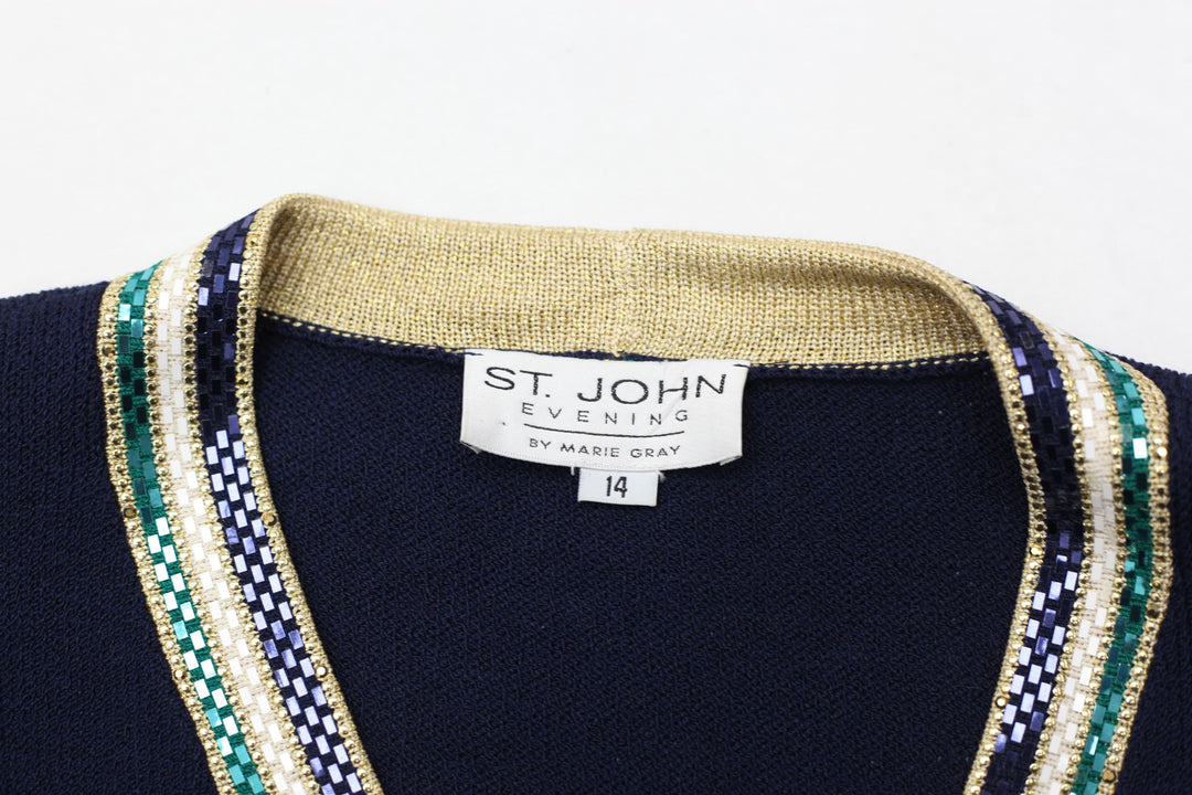 St.John Evening by Marie Gray Vintage Knitted Sweater