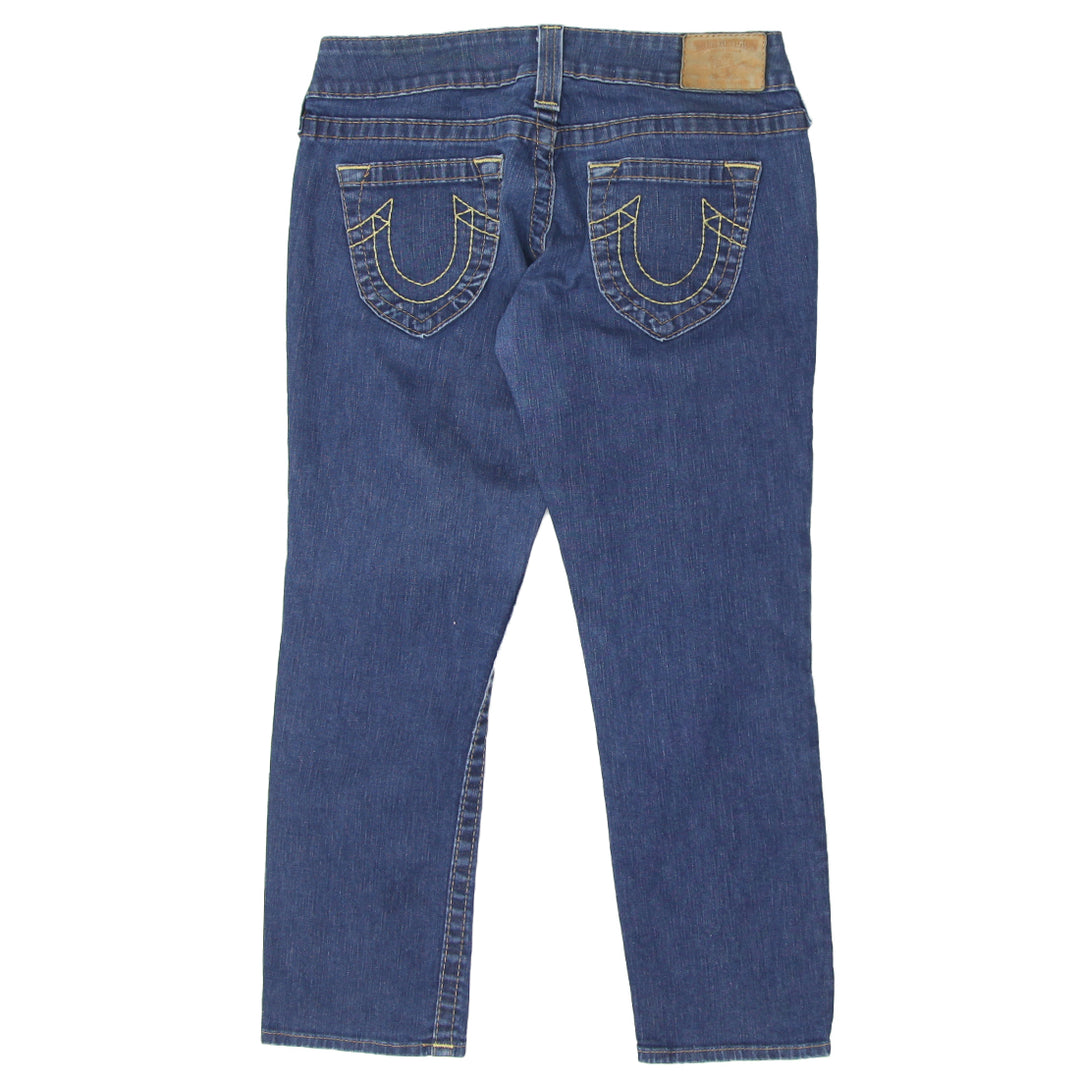 Y2K True Religion Low Rise Capri Jeans