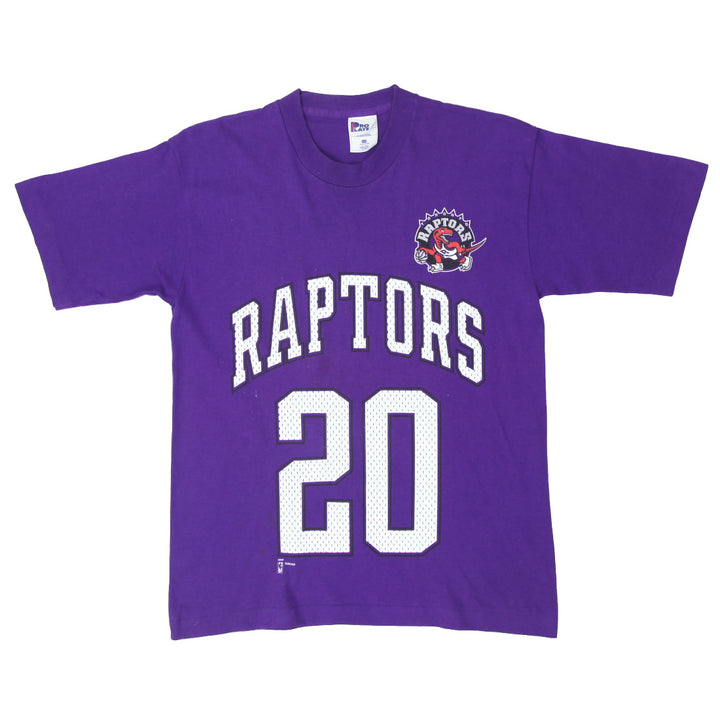 Pro Player Toronto Raptors Stoudamire# 20 VTG Boys Youth T-Shirt Single Stitch Made In USA