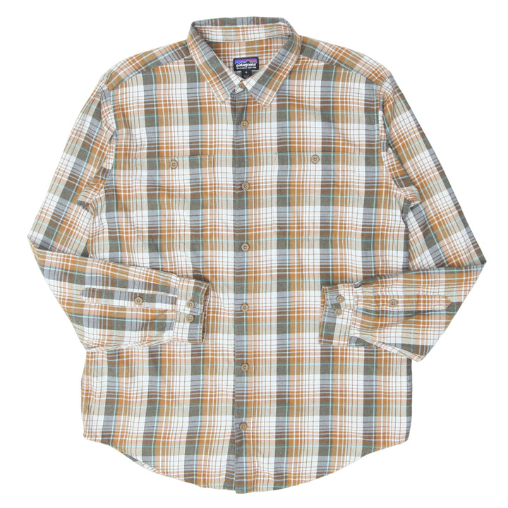 Mens Patagonia Checkered Long Sleeve Shirt