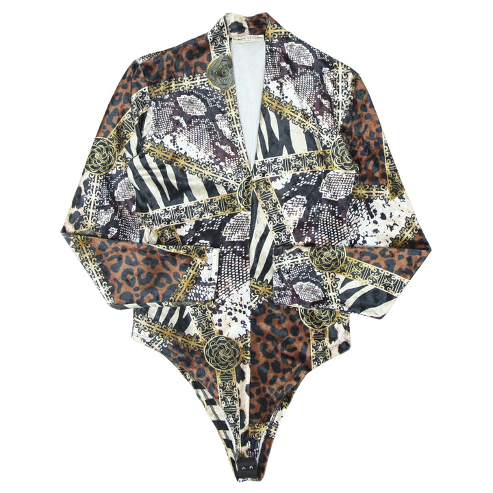 Ladies New Style Printed Bodysuit