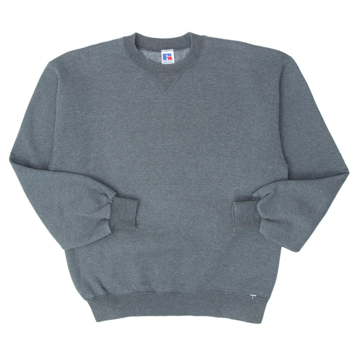 Vintage Russell Athletic Gray Crewneck Sweatshirt Made In USA