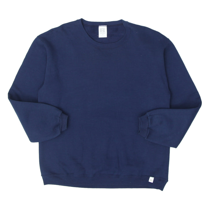 Mens Russell Athletic Navy Crewneck Sweatshirt Made In USA