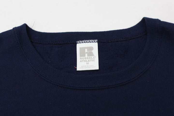 Mens Russell Athletic Navy Crewneck Sweatshirt Made In USA