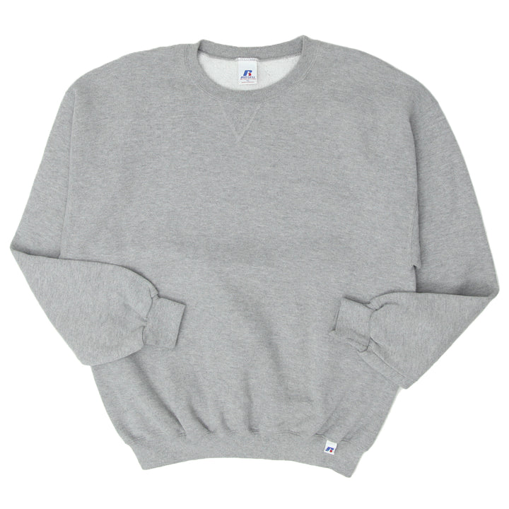 Vintage Russell Athletic Plain Gray Crewneck Sweatshirt