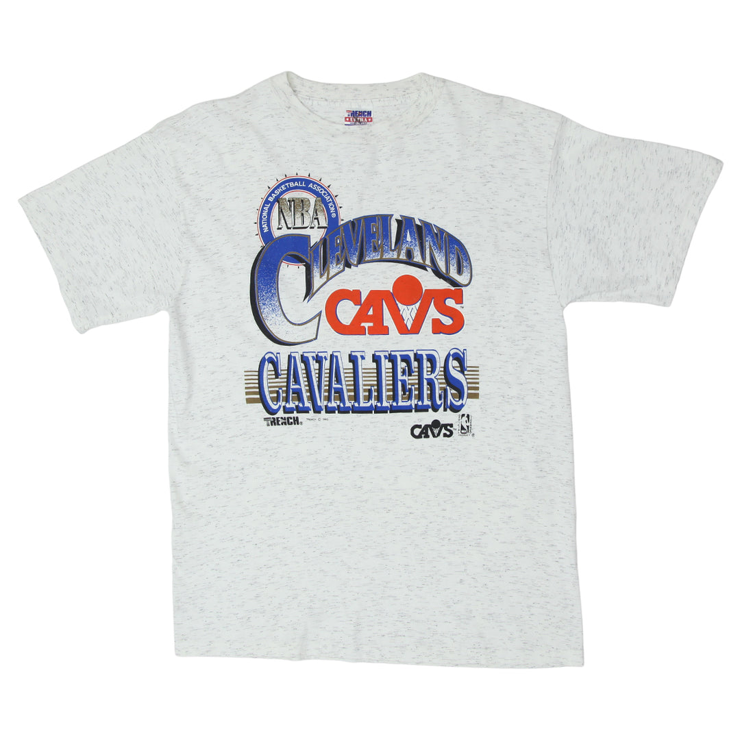 1992 Vintage NBA Cleveland Cavaliers T-Shirt Single Stitch Made In USA Gray XL