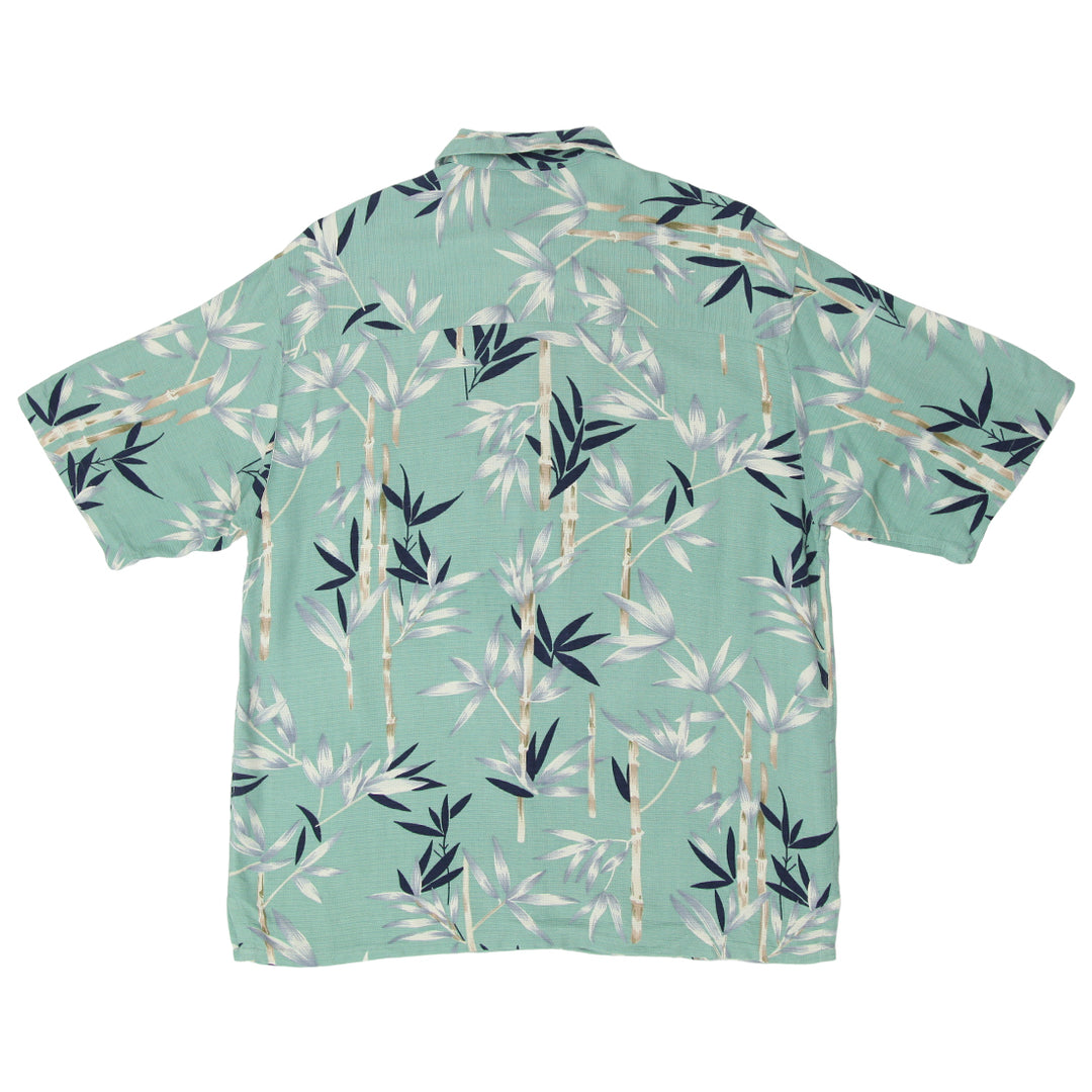 Mens Banana Cabana Leaf Print Hawaiian Shirt