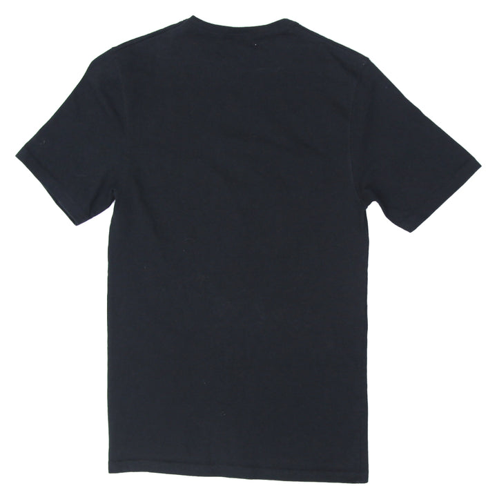 Mens Champion Logo Embroidered Black T-Shirt