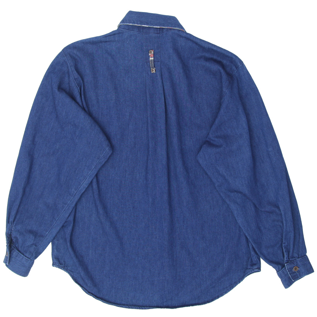 Ladies Gotcha Covered Long Sleeve Denim Shirt