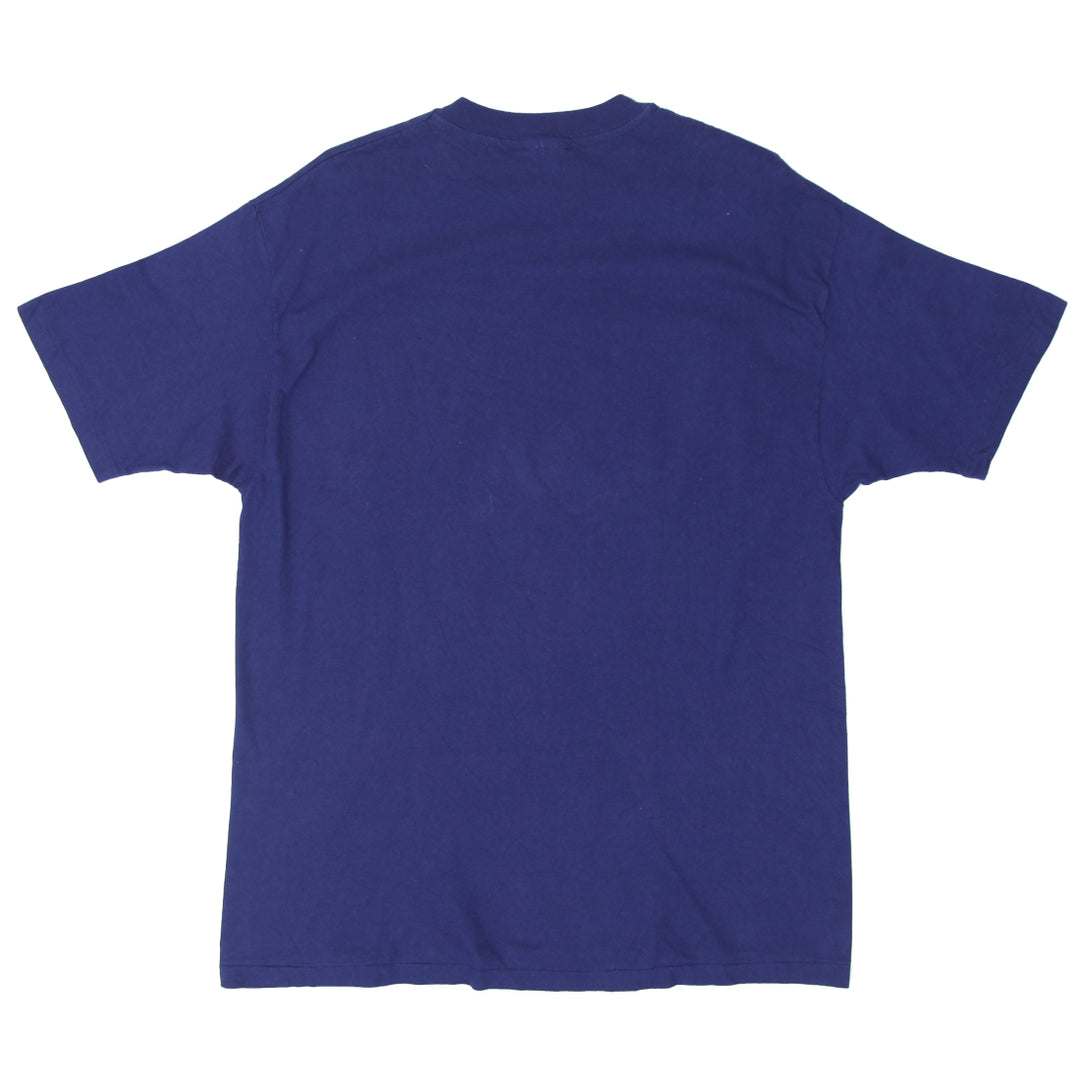 Vintage University Of Toronto T-Shirt Made In USA Navy Blue Hanes XL