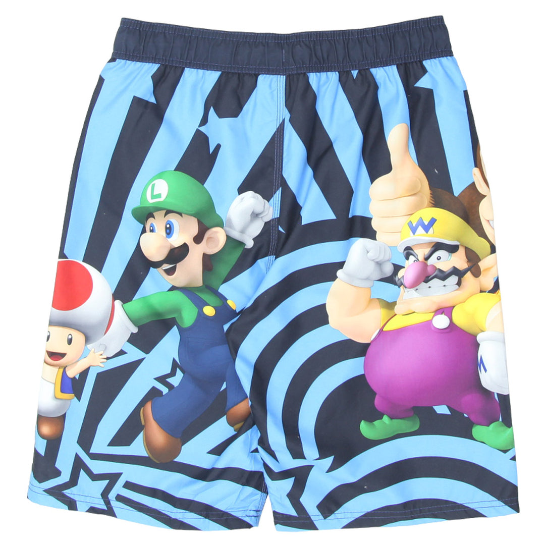 Boys Youth Nintendo Super Mario Board Shorts