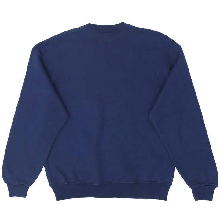 Men's Russell Athletic Plain Navy Crewneck Sweatshirt