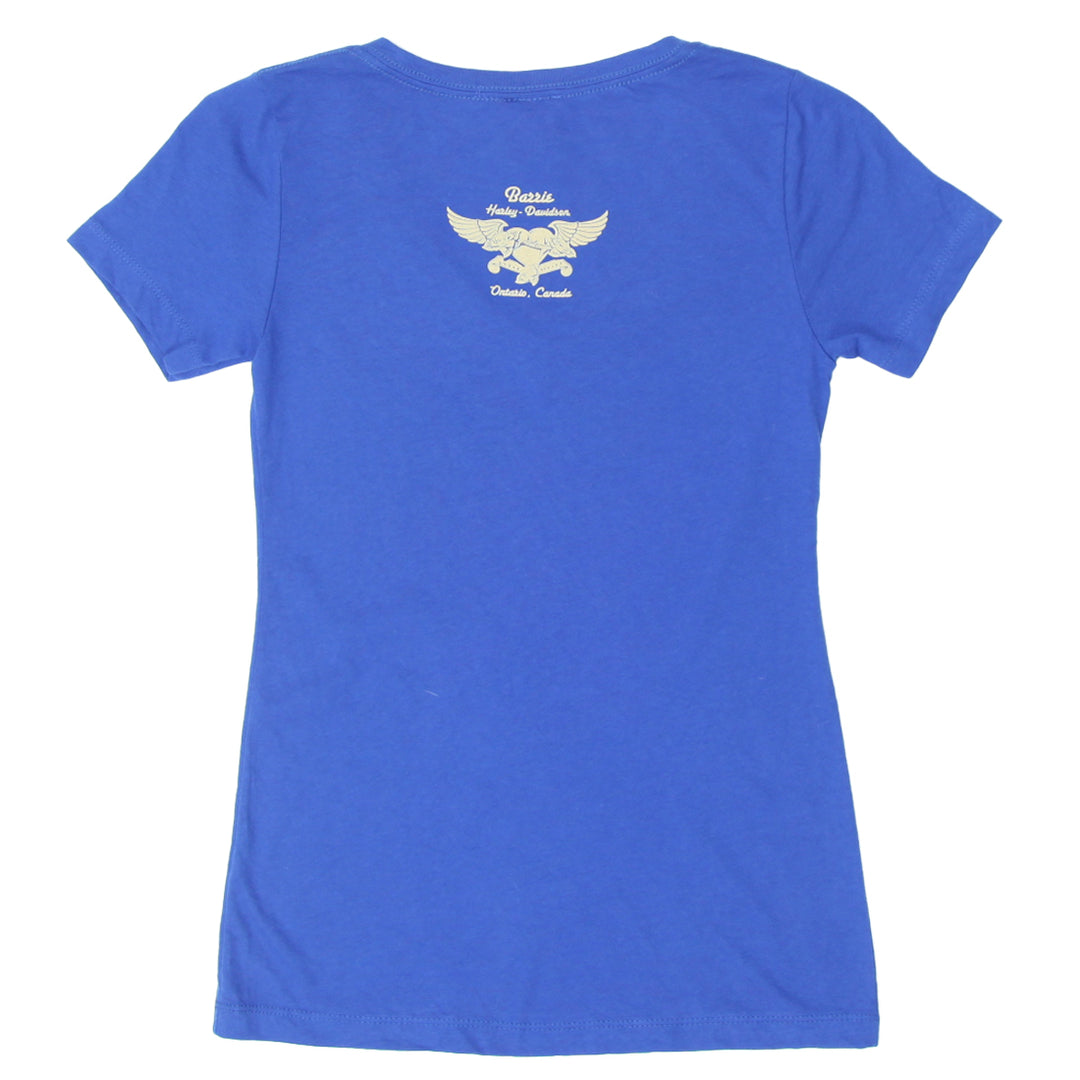 Ladies Harley Davidson V-Neck T-Shirt