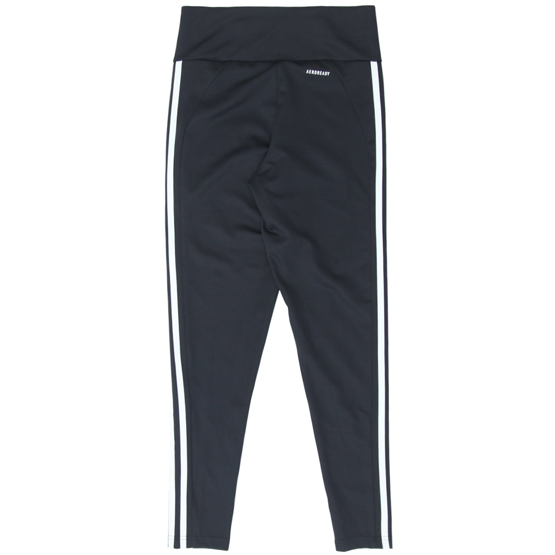 Ladies Adidas White Stripe Workout Pants