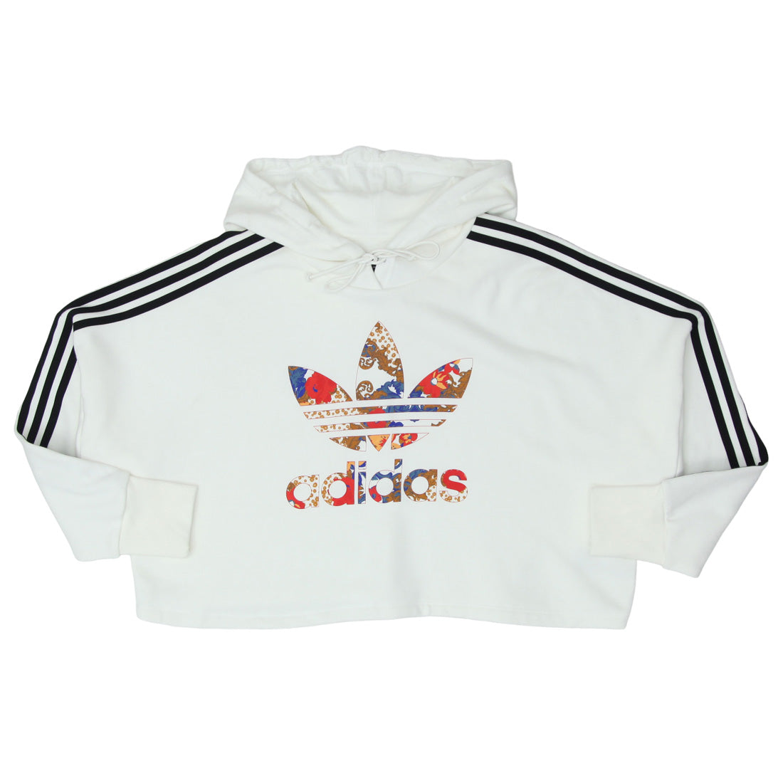 Adidas flower logo outlet hoodie