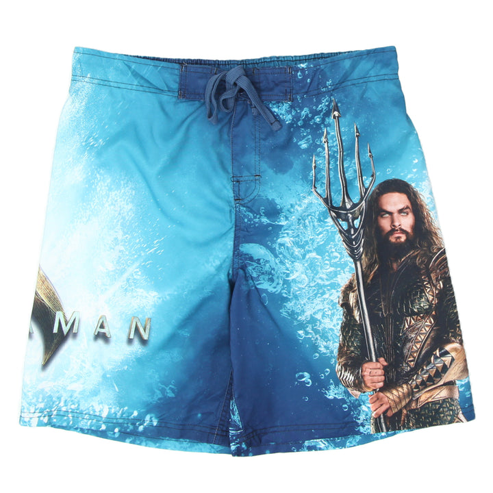 Mens Aquaman Print Board Shorts