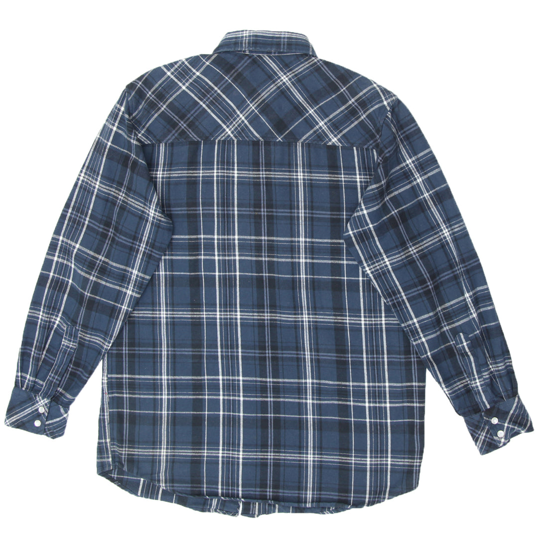 Mens Dickies Pearl Button Plaid Long Sleeve Shirt