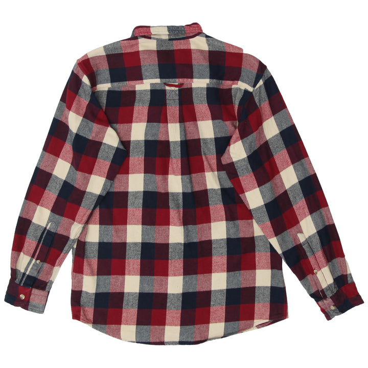 Mens Red Head Plaid Flannel Shirt