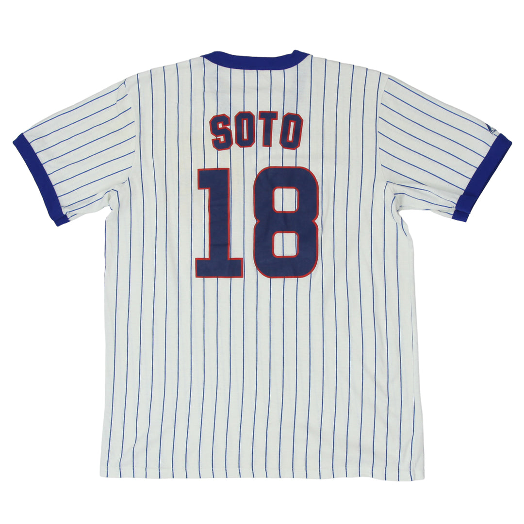 Vintage Majestic Chicago Cubs Soto # 18 Baseball Jersey