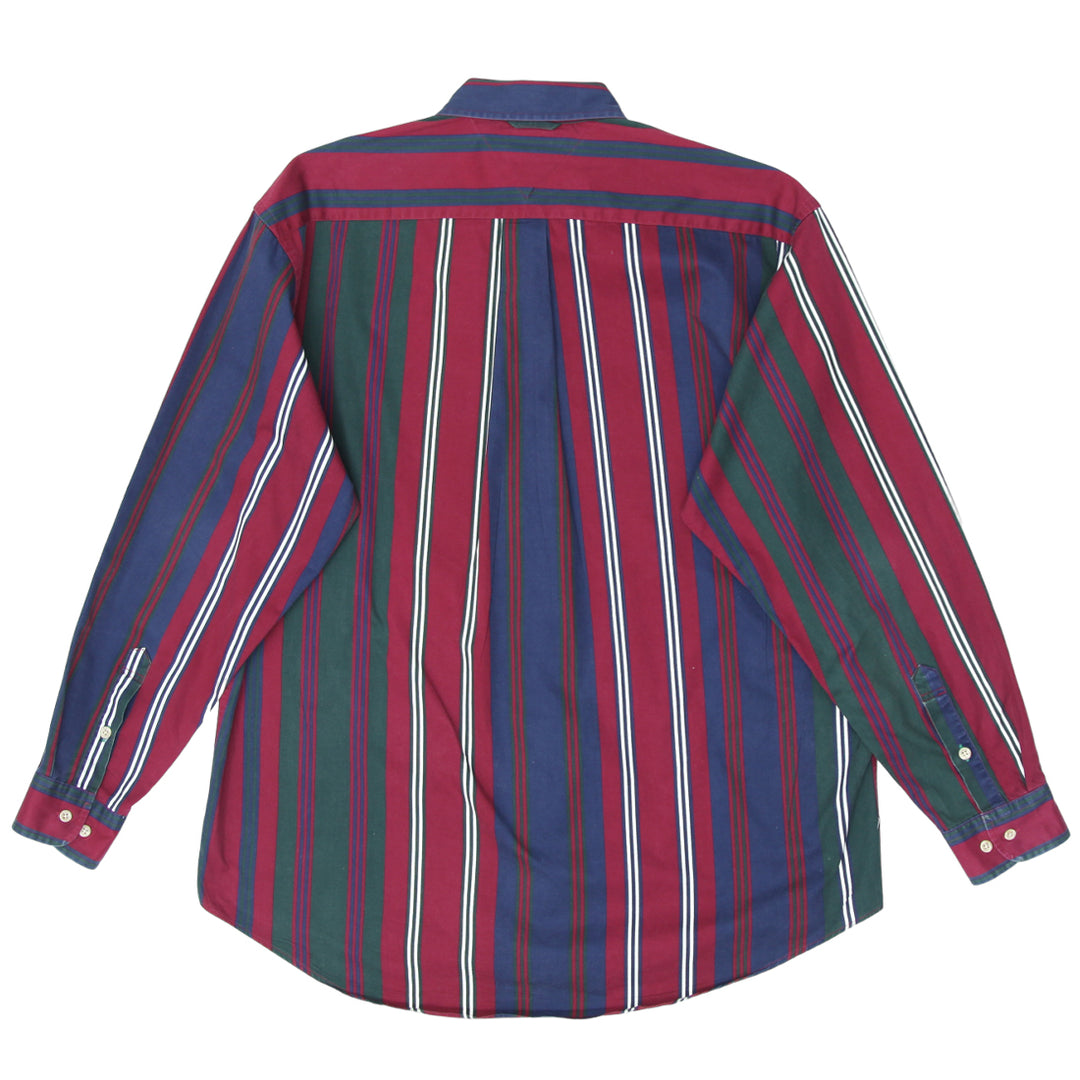 Mens Tommy Hilfiger Stripe Long Sleeve Shirt