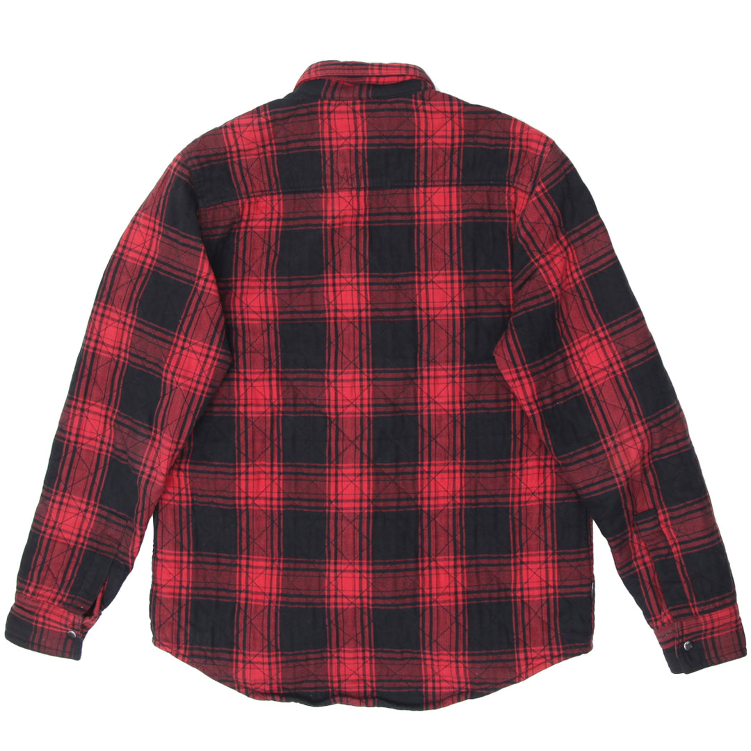 Mens The Hundreds Plaid Quilted Jacket