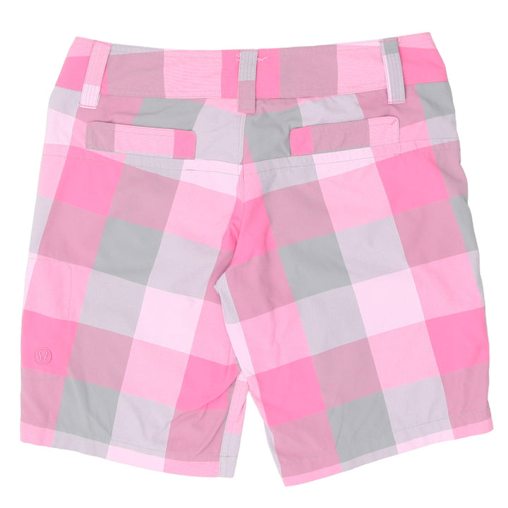 Ladies Lululemon Plaid Golf Shorts