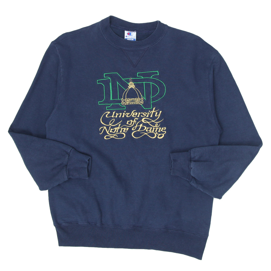 Vintage Champion University Of Notre Dame Crewneck Sweatshirt