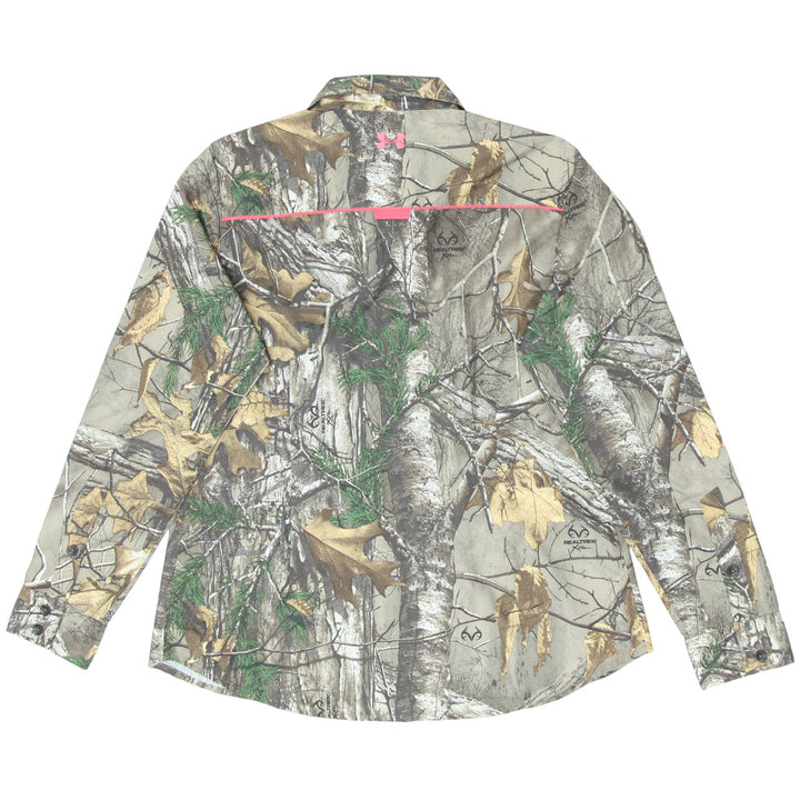 Ladies Under Armour Fitted Realtree Camo Forest Shirt/Blouse