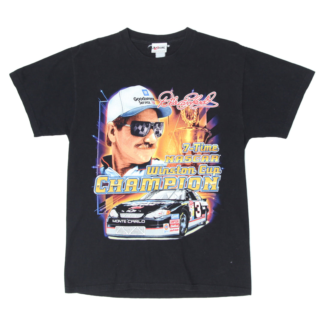 Vintage Dale Earnhardt Nascar Winston Cup Champion T-Shirt Black Chase Authentics