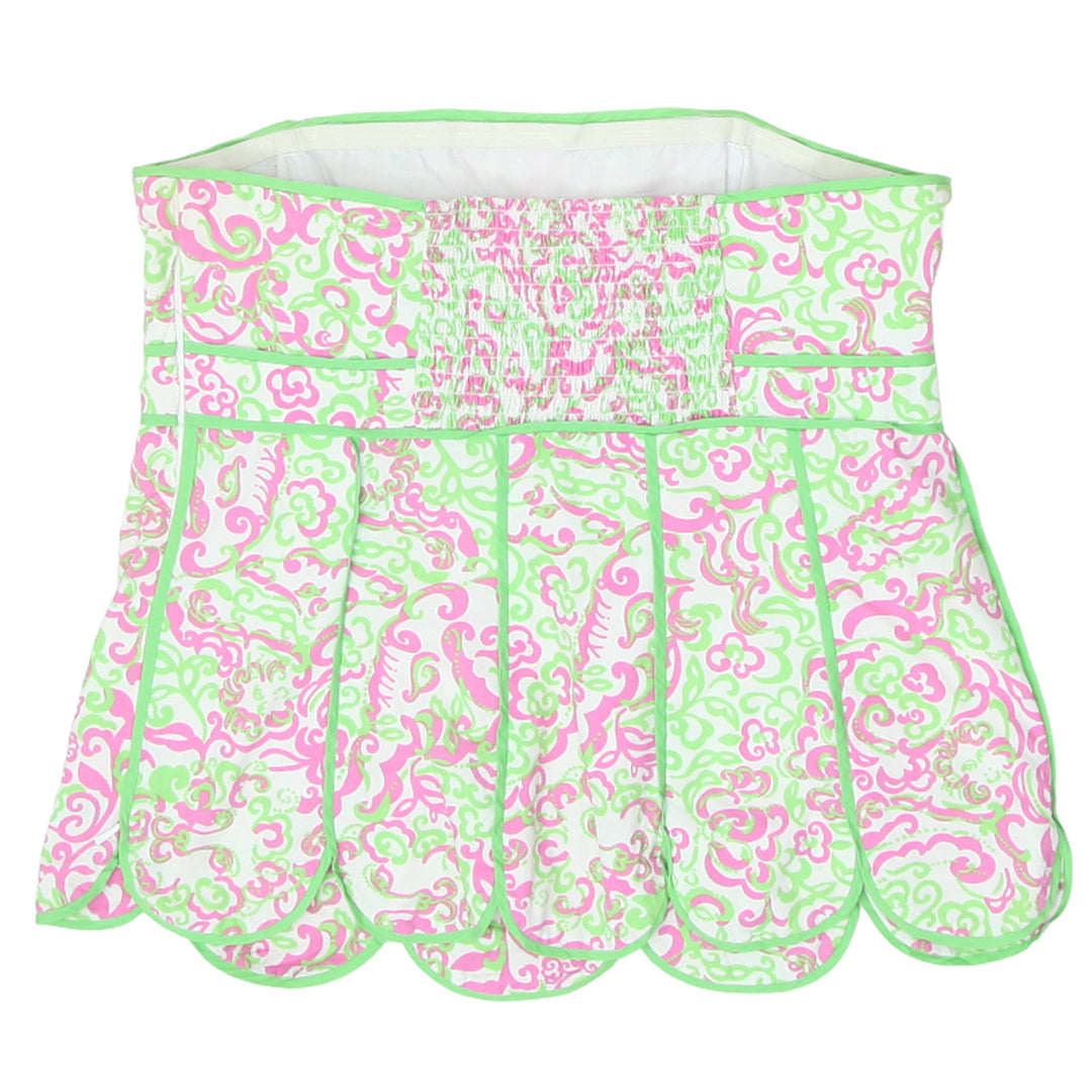 Y2K Ladies Lilly Pulitzer Strapless Floral Top