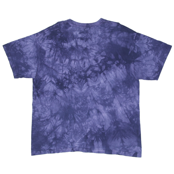 Vintage The Mountain Lighthouse Eagle Tie Dye T-Shirt Purple XXL