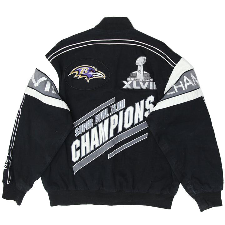 Vintage NFL Baltimore Ravens Super Bowl Champions Jacket