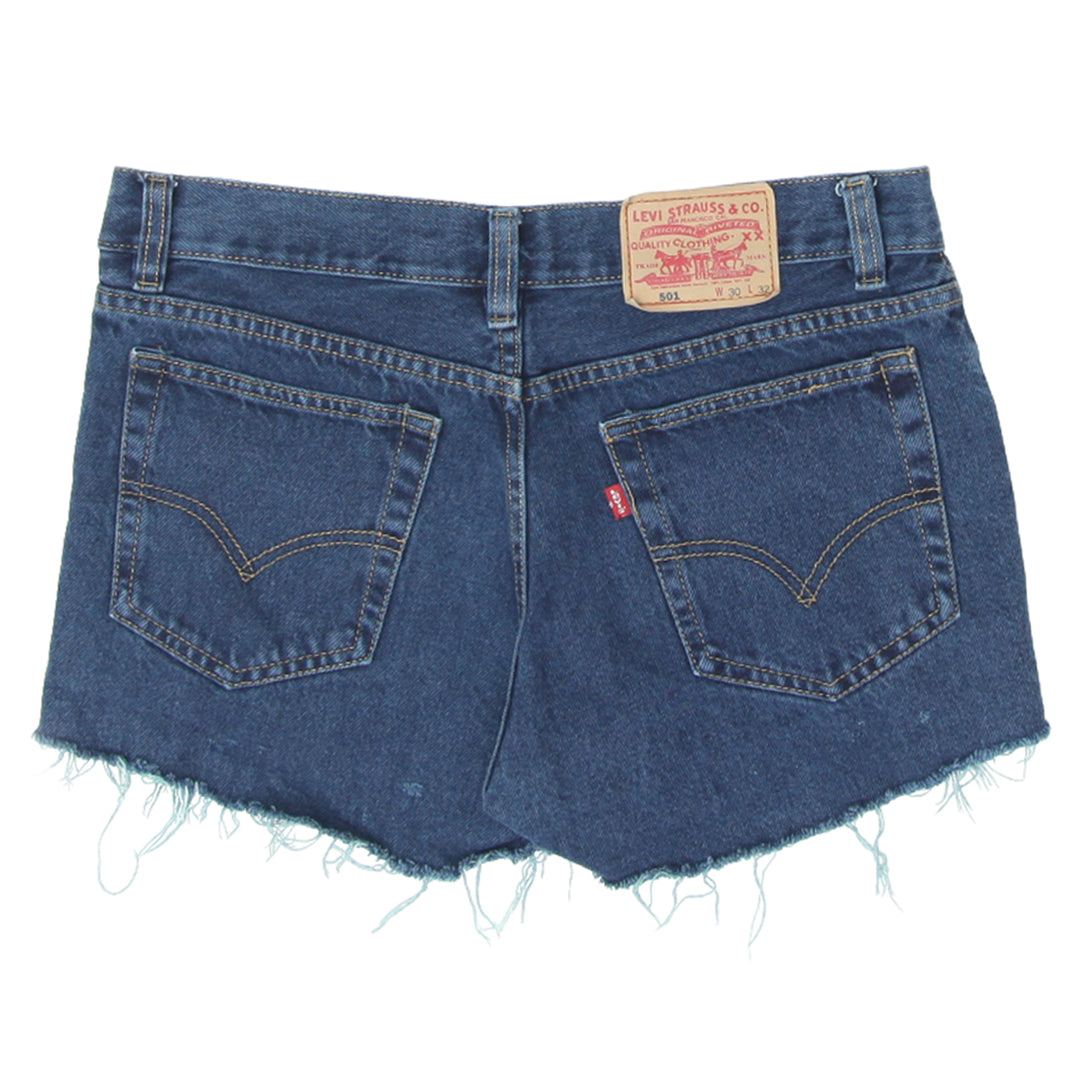 Ladies Levi Strauss # 501 Button Fly Denim Shorts