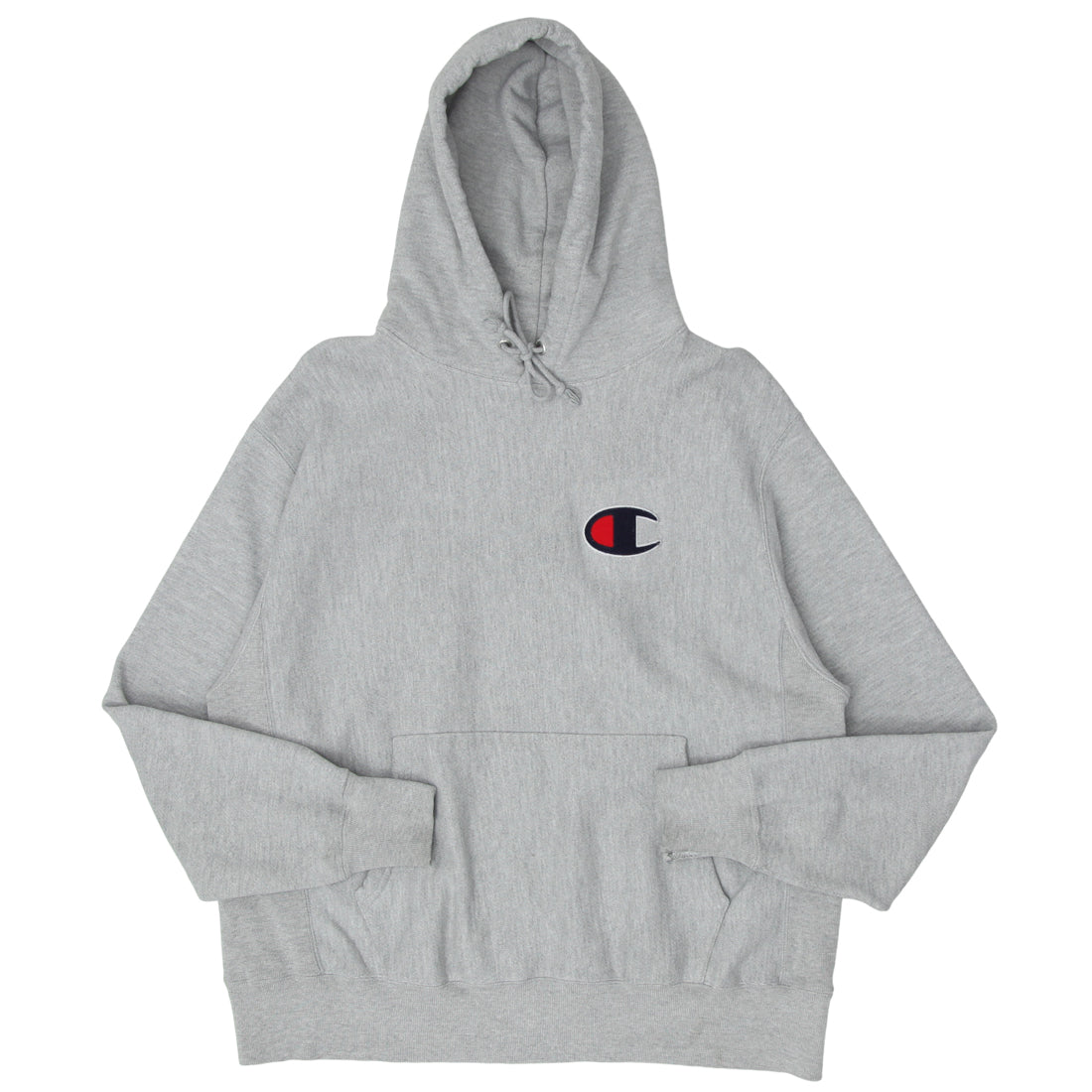 Vintage grey champion hoodie sales