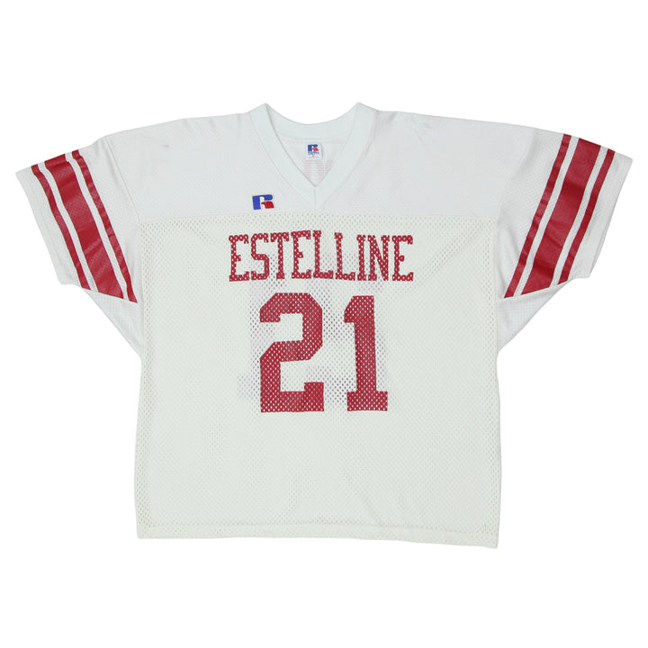 Vintage Russell Athletic Estelline # 21 Football Jersey Made in USA