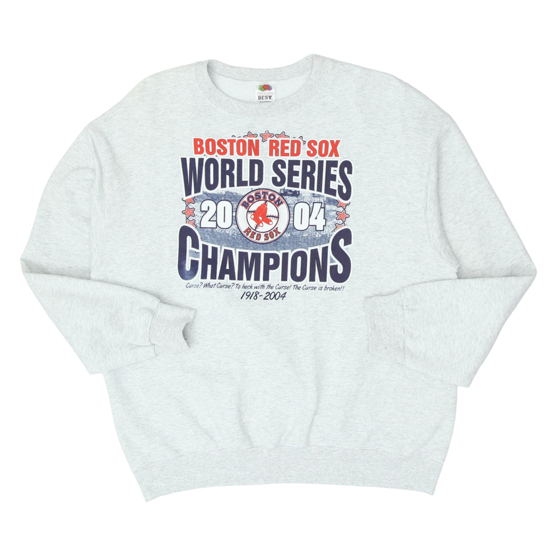 Vintage Fruit of the Loom Boston Red Sox 2004 World Series Champion Sweatshirt