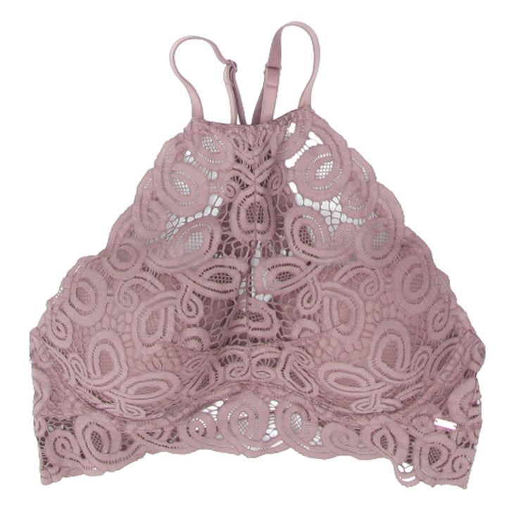 Ladies PINK Lace Padded Bralette