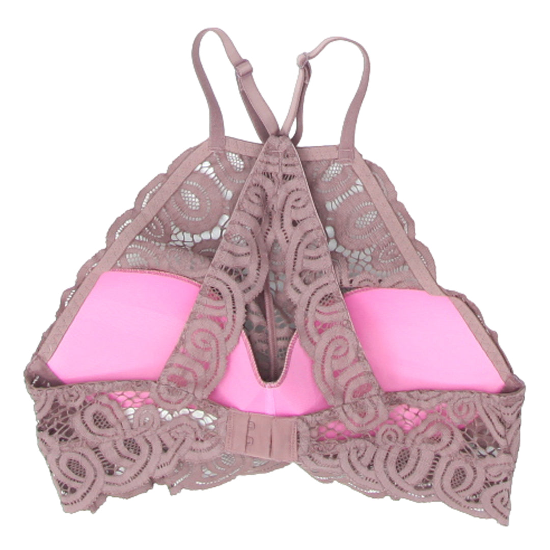 Ladies PINK Lace Padded Bralette