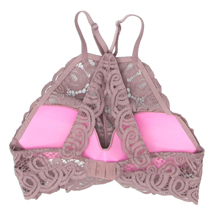 Ladies PINK Lace Padded Bralette