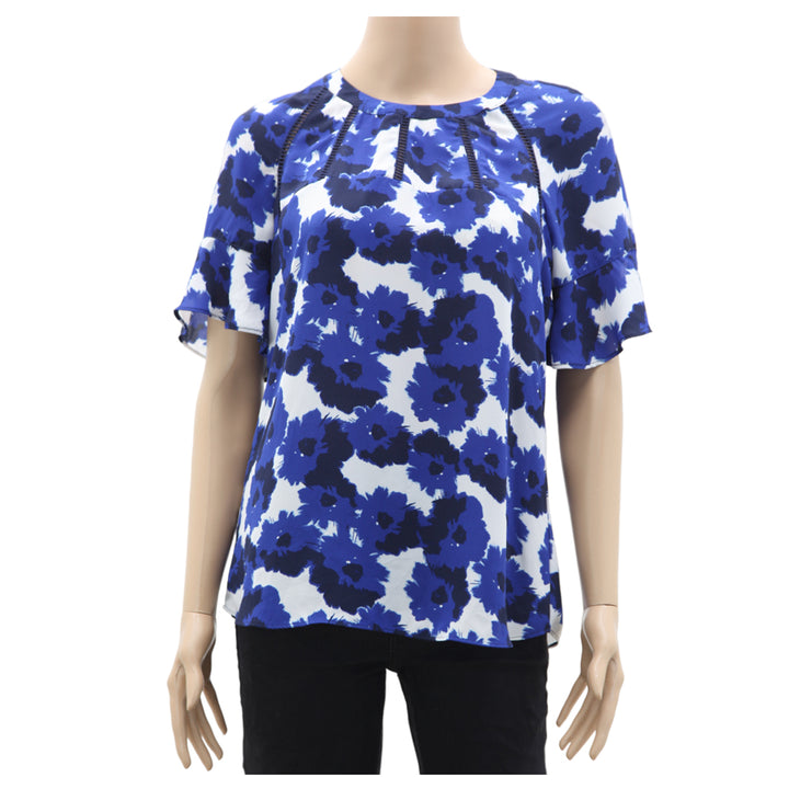 Ladies Banana Republic Floral Bell Sleeve Top