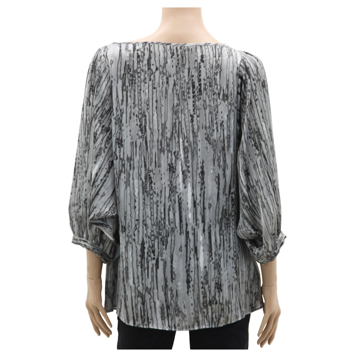 Ladies Anne Klein Printed Batwing Top