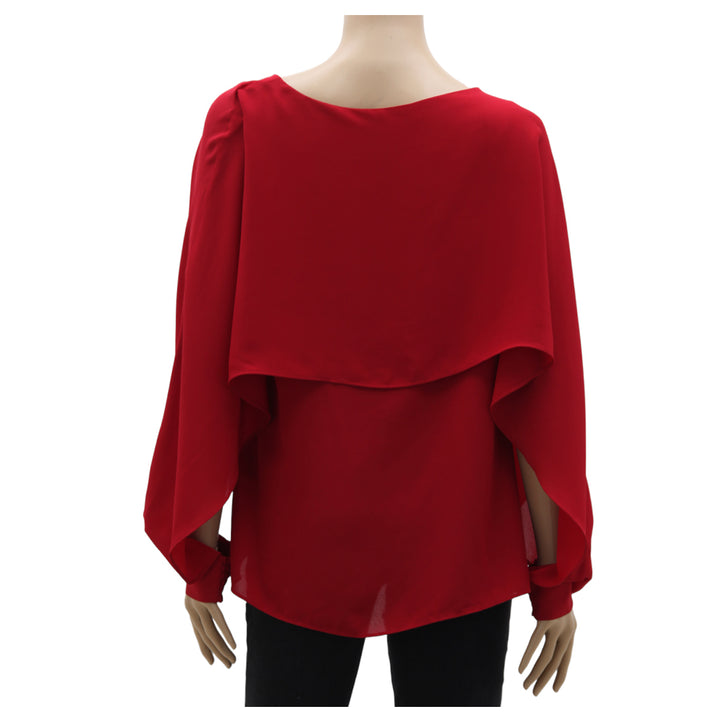 Ladies DKNY Long Sleeve Red Top