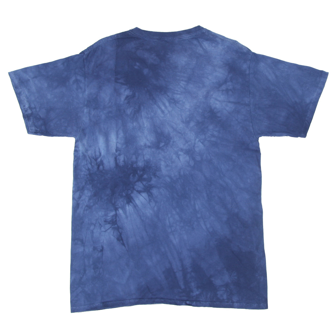 Mens The Mountain Cat USA Flag Tie Dye T-Shirt