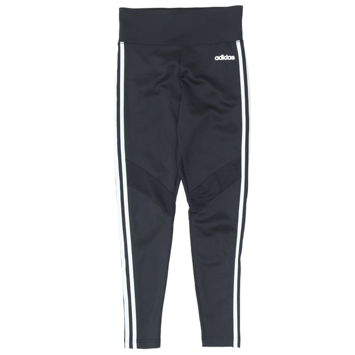 Ladies Adidas White Stripes Workout Pants