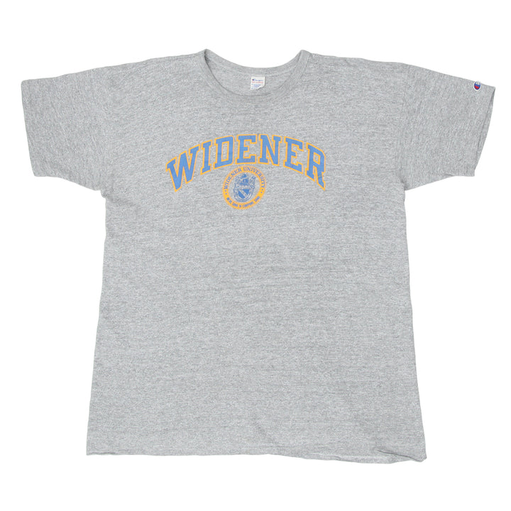 Vintage Widener University T-Shirt Single Stitch Made In USA Champion Gray XXL