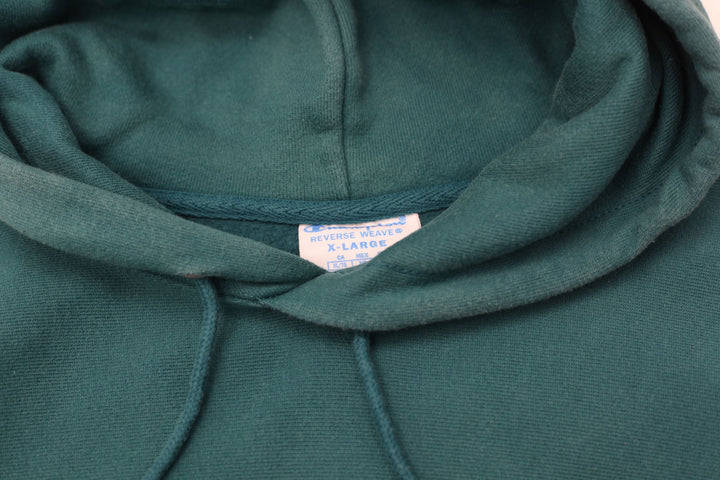 Vintage Champion Reverse Weave Logo Embroidered Sweatshirt Hoodie
