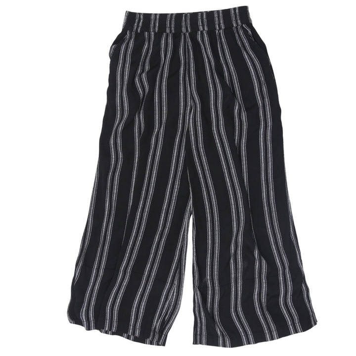 Ladies Silence + Noise Stripe Culottes Pants