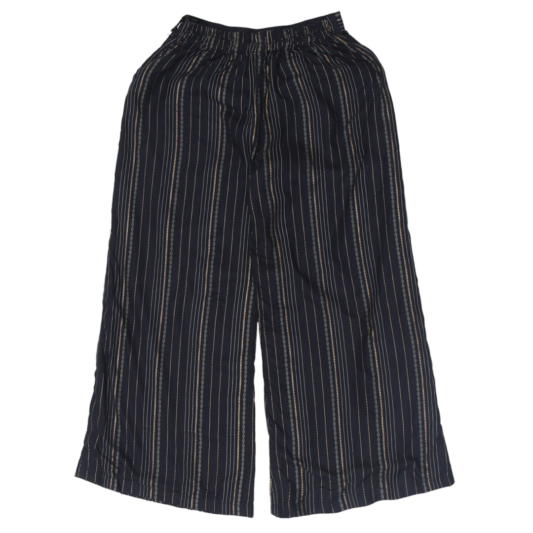 Ladies Stripe Culottes Pants