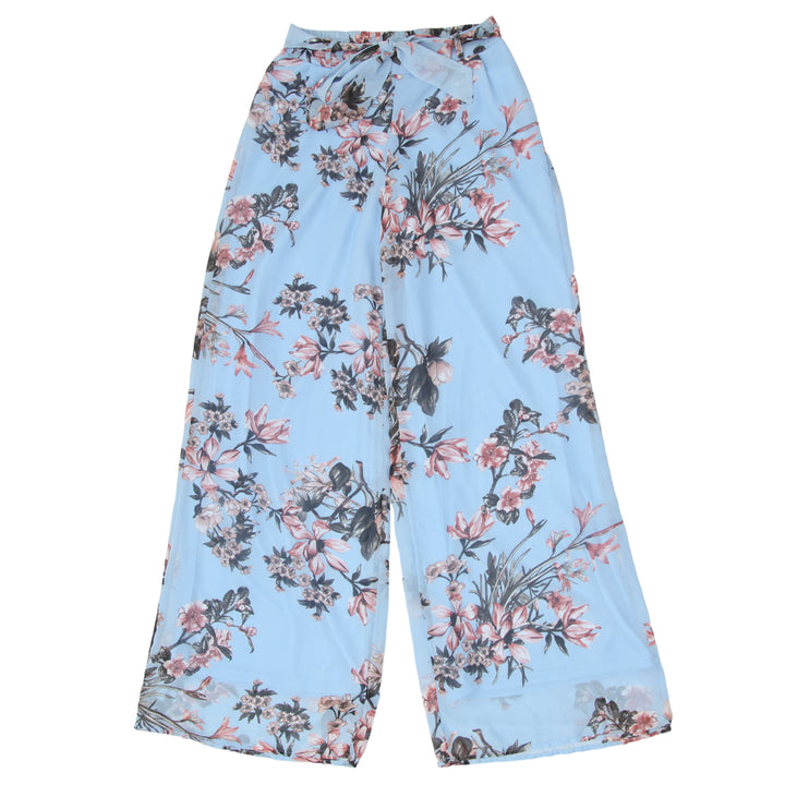 Ladies Revamped Floral Wide Leg Pants