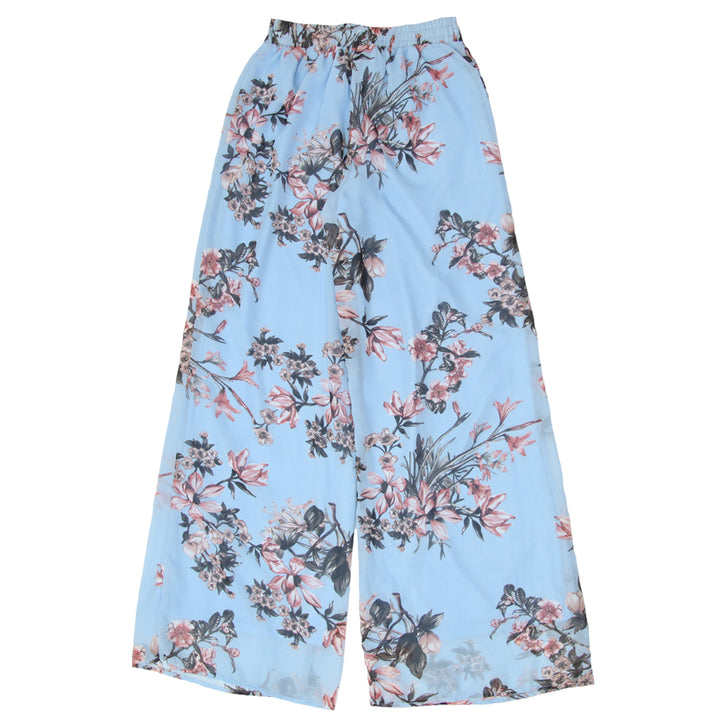 Ladies Revamped Floral Wide Leg Pants